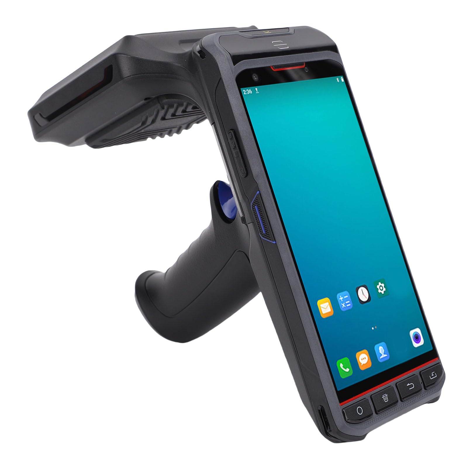Scanner de Codes-Barres Portatif WiFi5, Lecteur 1D 2D Durable à Grande Vitesse pour L'inventaire au Détail, écran Tactile de 5,5 Pouces