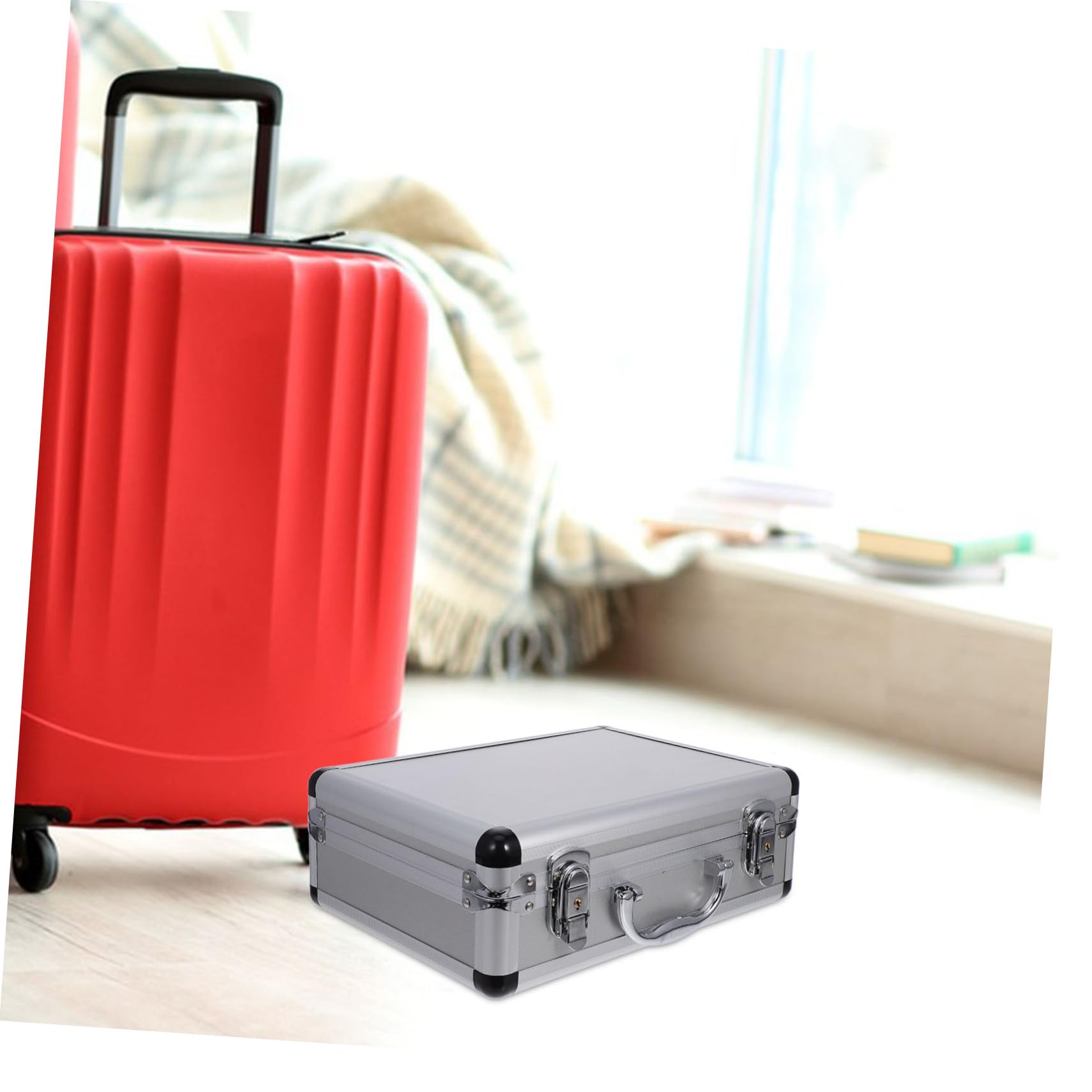 Holibanna Organizer Na Narzędzia Z Pianki Aluminiowej Do Torby Narzędziowej Organizer Do Garażu Wyściełana Walizka Na Narzędzia Z Pianki Małe Pojemniki Przechowywania Z Pokrywkami
