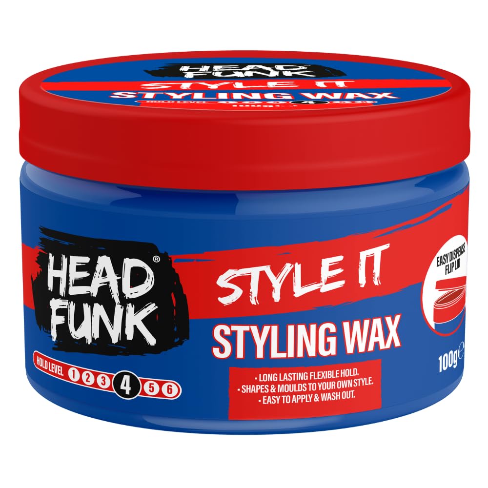 Head Funk Style It Hair Styling Wax - Strong Hold - Natural Finish