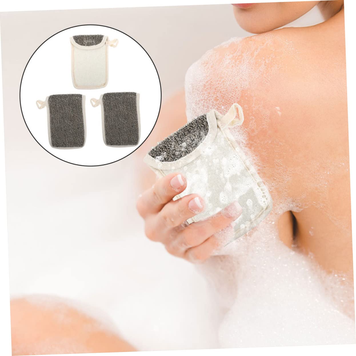 MAGICLULU 15 Pz custodia per sapone fatta a mano sacchetti di sapone per la casa esponja para bañarse spugne portasapone in rete sacchetto di ricezione del sapone pulito bagnoschiuma griglia