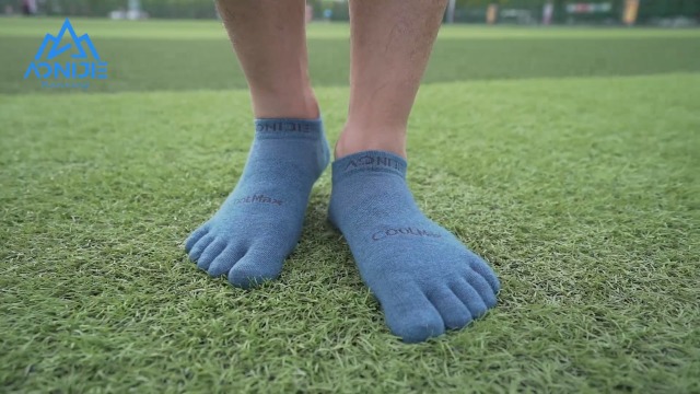 AONIJIE Calcetines Five Fingers Para Correr – Coolmax Transpirable, Antiampollas Para Hombre Y Mujer