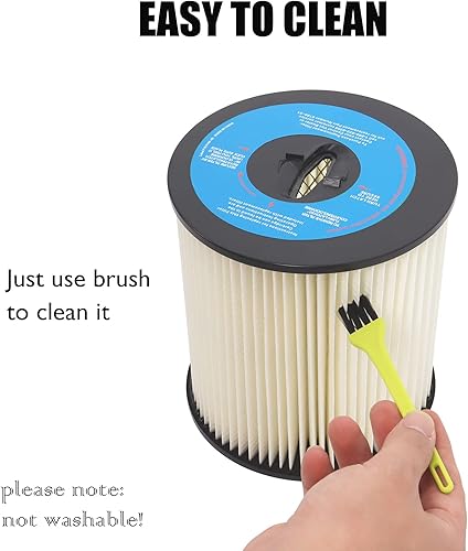 Miniatura 2 de 8106-01 Filtro de repuesto central para aspiradora compatible con Dirt Devil CV2000 CV2200 CV2600, filtro central de aspiradora de 7 pulgadas