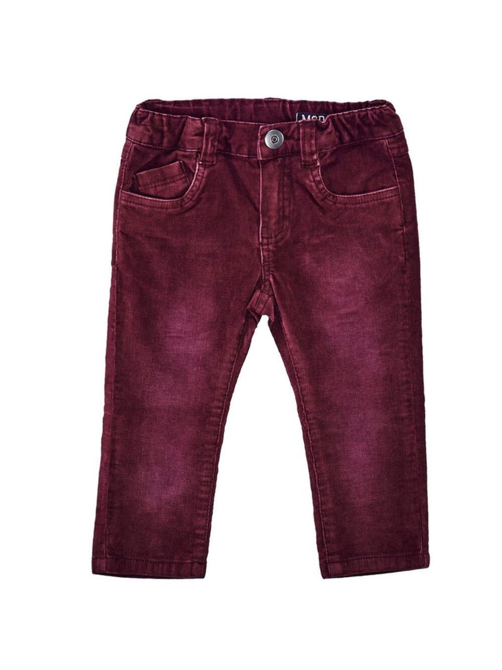Pantalon enfant rouge Chicco 2a vêtement garçon coton extensible