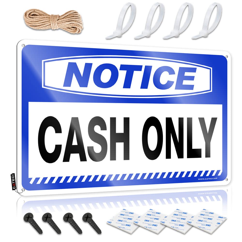 STWNVOITV Tin Metal Bar Signs Notice Cash Only Tin Sign Pool Zone Tin Sign Tin Wall Decor(30X40CM)