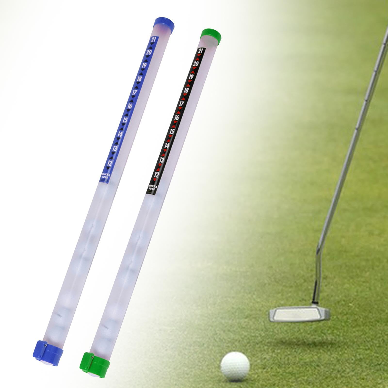 Gralara Golf Ball Retriever Dispositivo Recogedor Recoge Bolas Tubo Portátil Accesorio Práctico para Recoger Pelotas de Golf Material PP Adecuado para Adultos