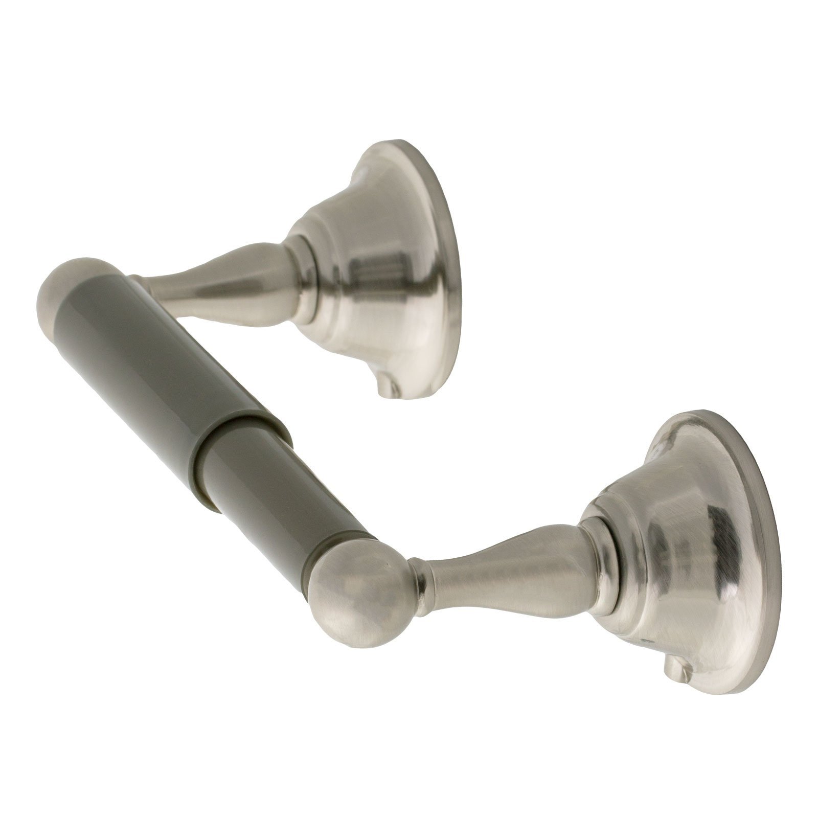 North Shore Toilet Paper Holder Dispenser, Satin Nickel