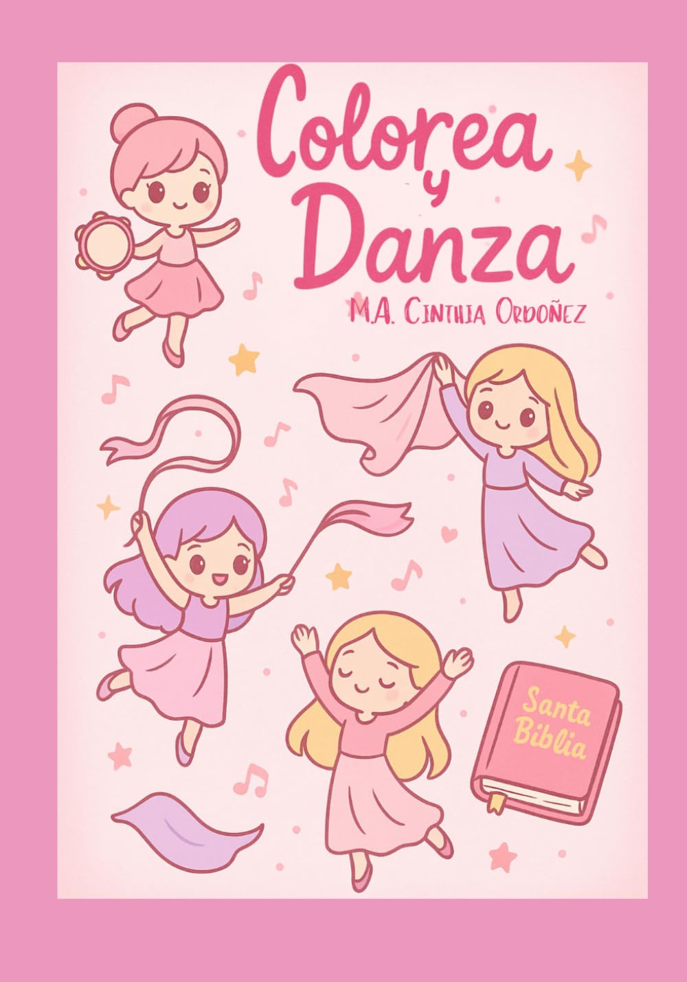 Colorea y Danza: Libro de colorear para danzoras