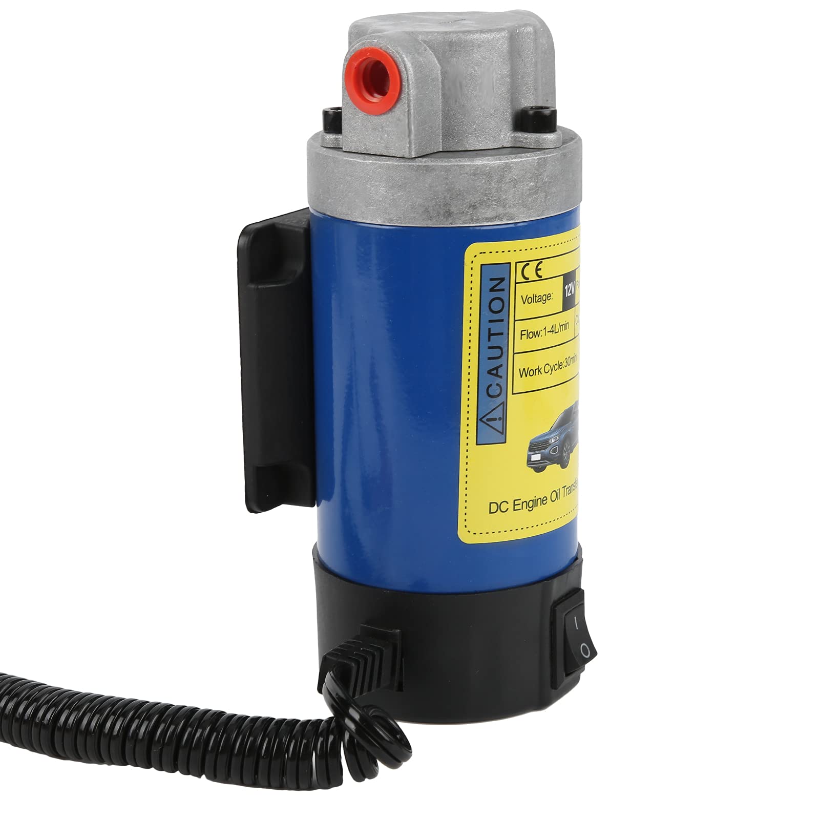 KIMISS Bomba Extractora de Aceite de 12 V para Automóviles, Motocicletas y botes: Bomba de Transferencia de de Fluido de 100 W con Tasa de 1-4L/min para Cambios de Aceite Eficientes