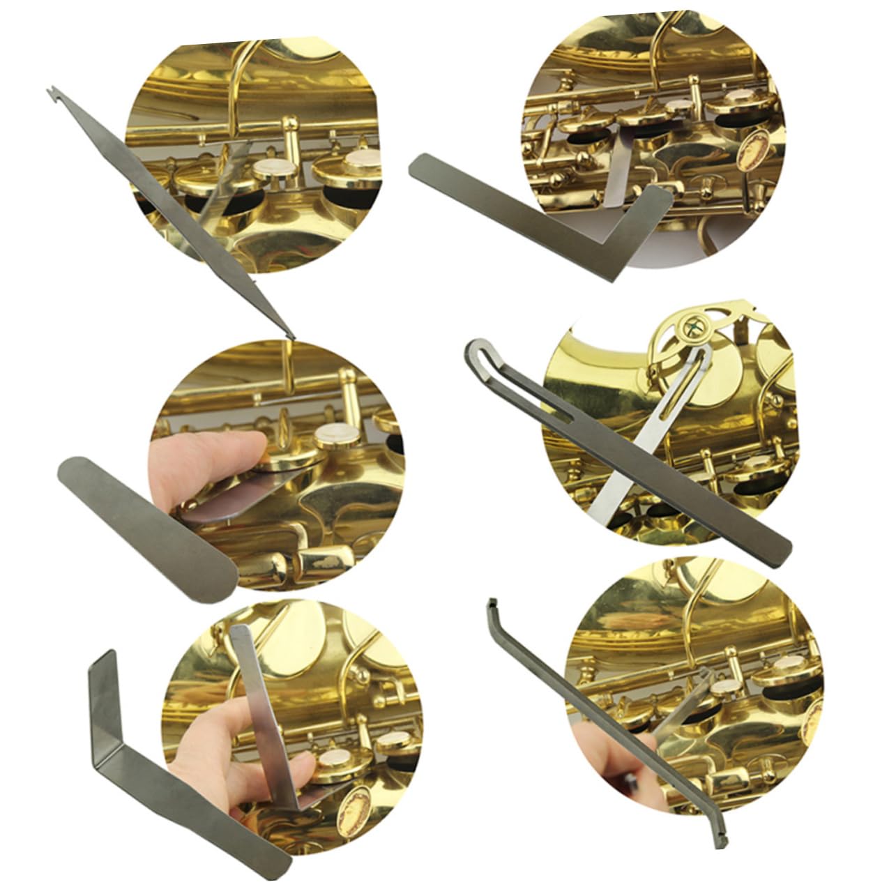 Toyvian Sax Joint Tool Kit Wind Instrument Repair Set Musical Instruments Tool
