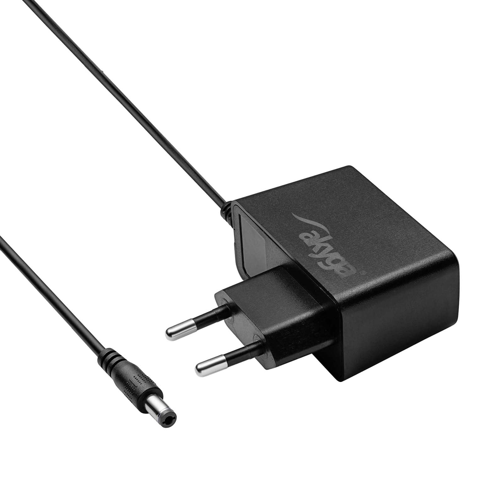 Zasilacz sieciowy adapter sieciowy kabel ładujący ładowarka AKYGA AK-PD-32 9 V/1 A 9 W z wtyczką 5,5 x 1,4 mm kompatybilna z Casio Keyboard Syntezator Piano