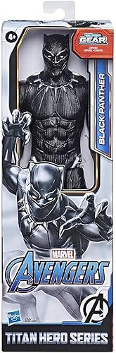 Miniatura 4 de Marvel Titan Hero Series Black Panther Figura de acción de 11.8 in, universo inspirado, para niños a partir de 4 años