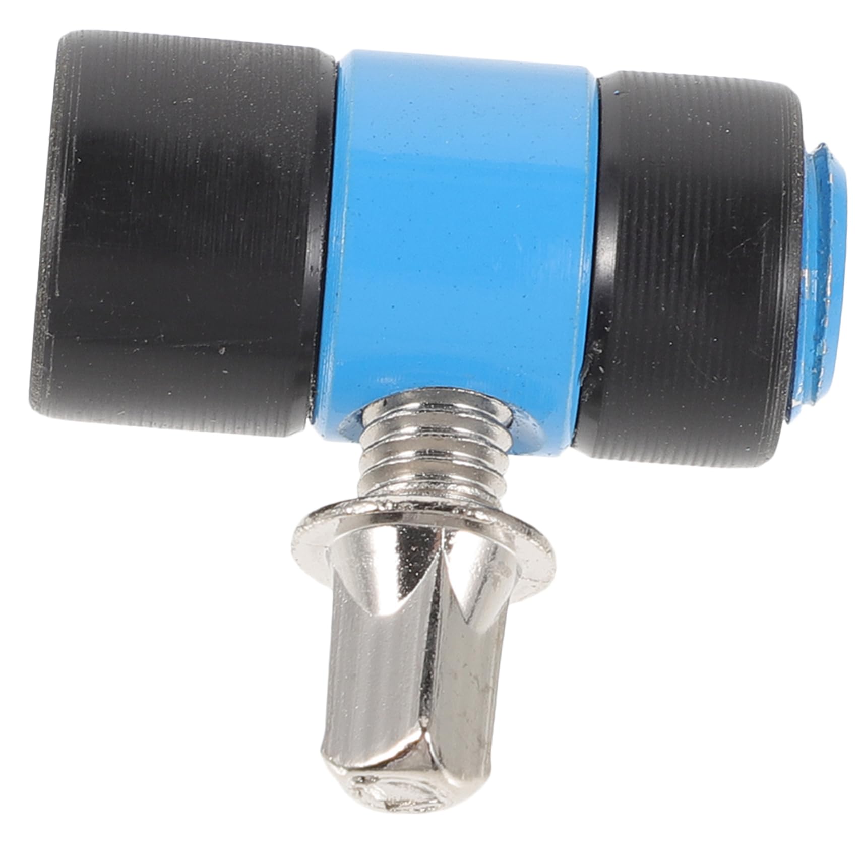 HEMOTON 4 Piezas Pise El Contrapeso De La Cabeza Del Martillo Accesorios Para Instrumentos De Percusión Pedal De Tambor Batidor De Instrumentos Cabeza De Batidor De Bombo Blue Metal