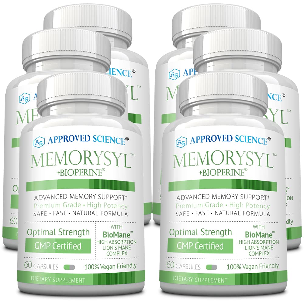 Approved Science MemorySyl - Memory Boosting Supplement - Improve Focus and Concentration - Protect Against Cognitive Decline -