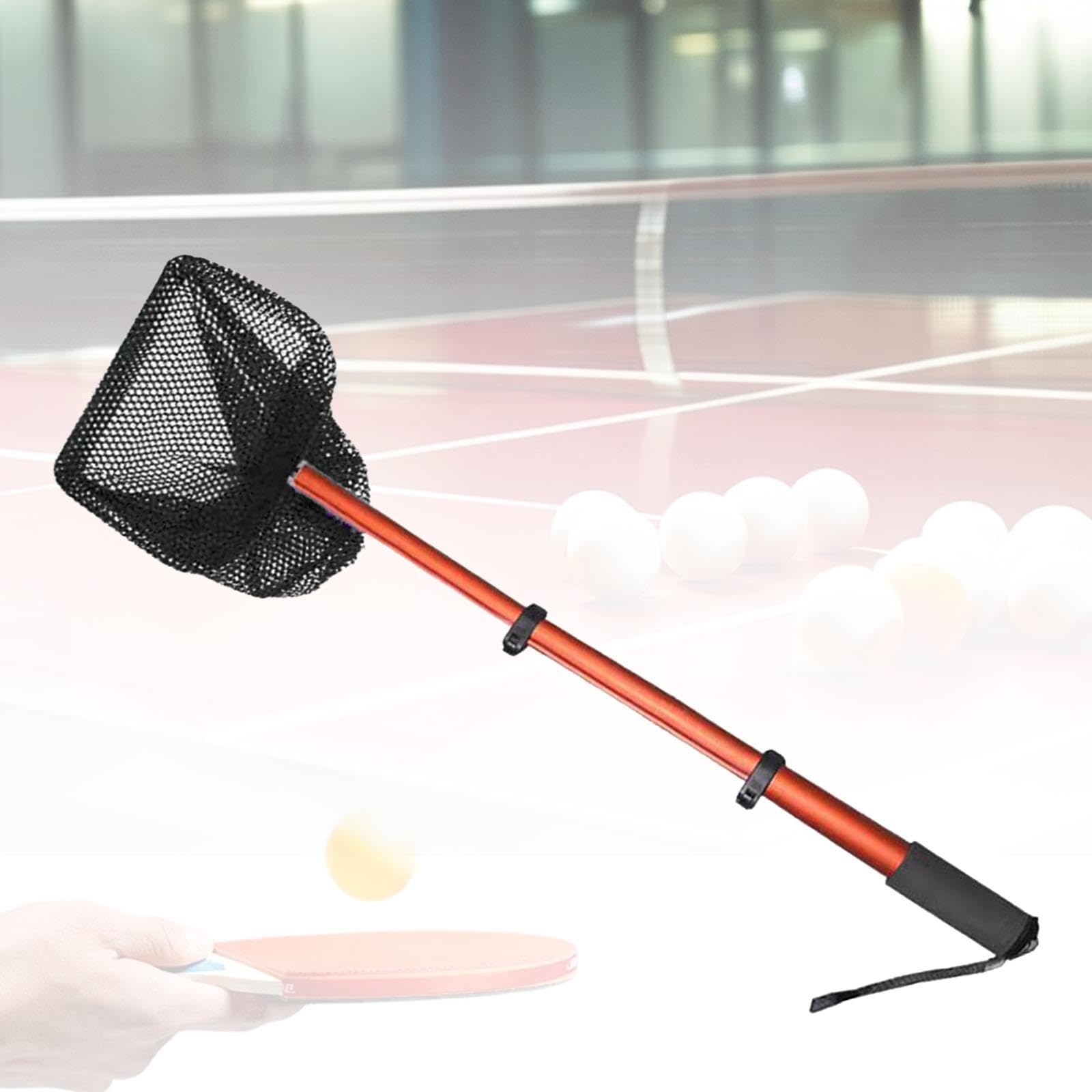 Recogedor de Pelotas de Tenis de Mesa con Red telescópica, práctico contenedor para Recoger y almacenar Pelotas de Pong.