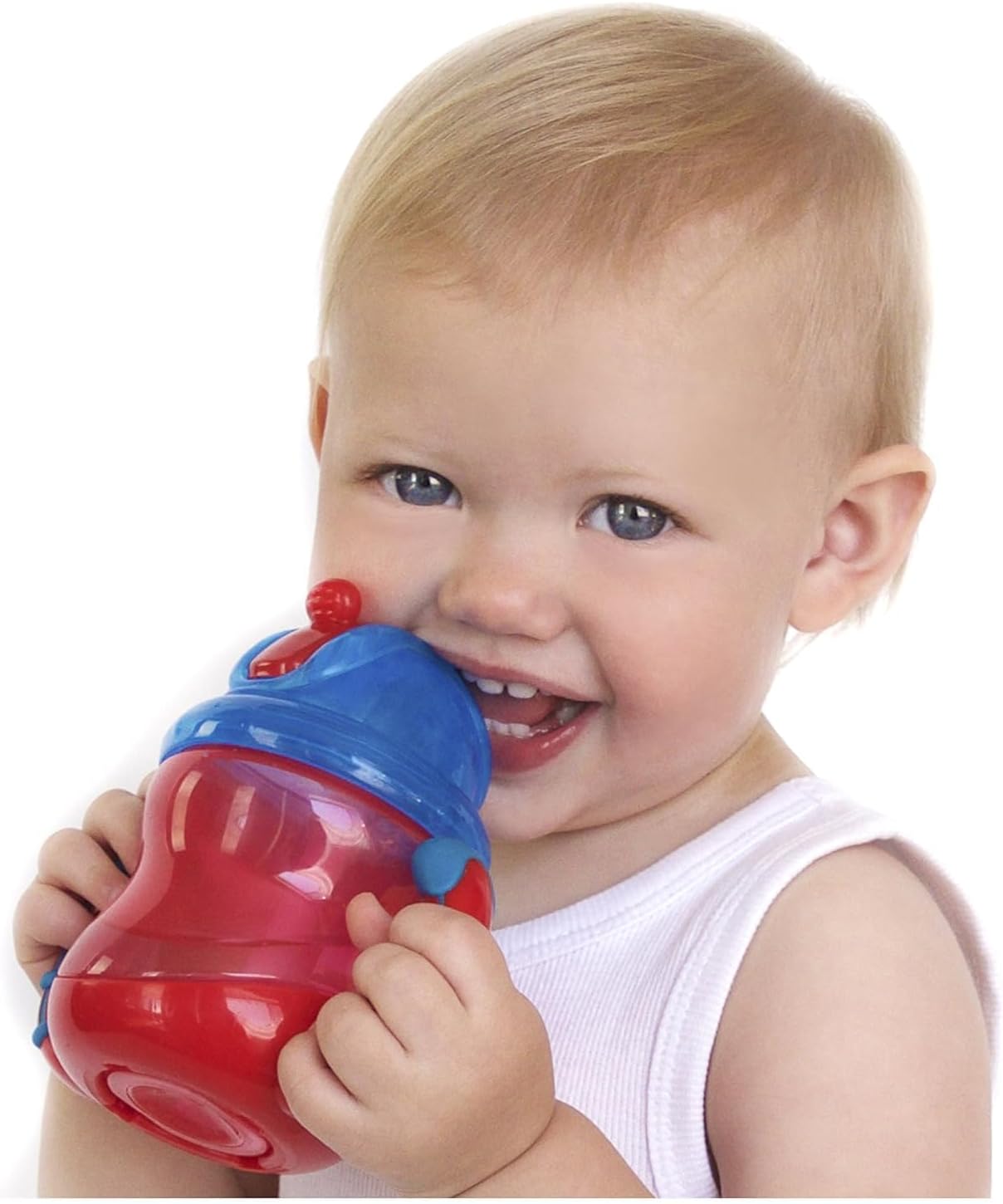 Nuby NoSpill Flip N' Sip ClikIt Cup with 360 Straw, 8