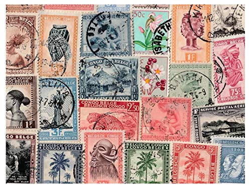 pghstamps Congo Belga 200 Francobolli Differenti Collezione per Collezionisti