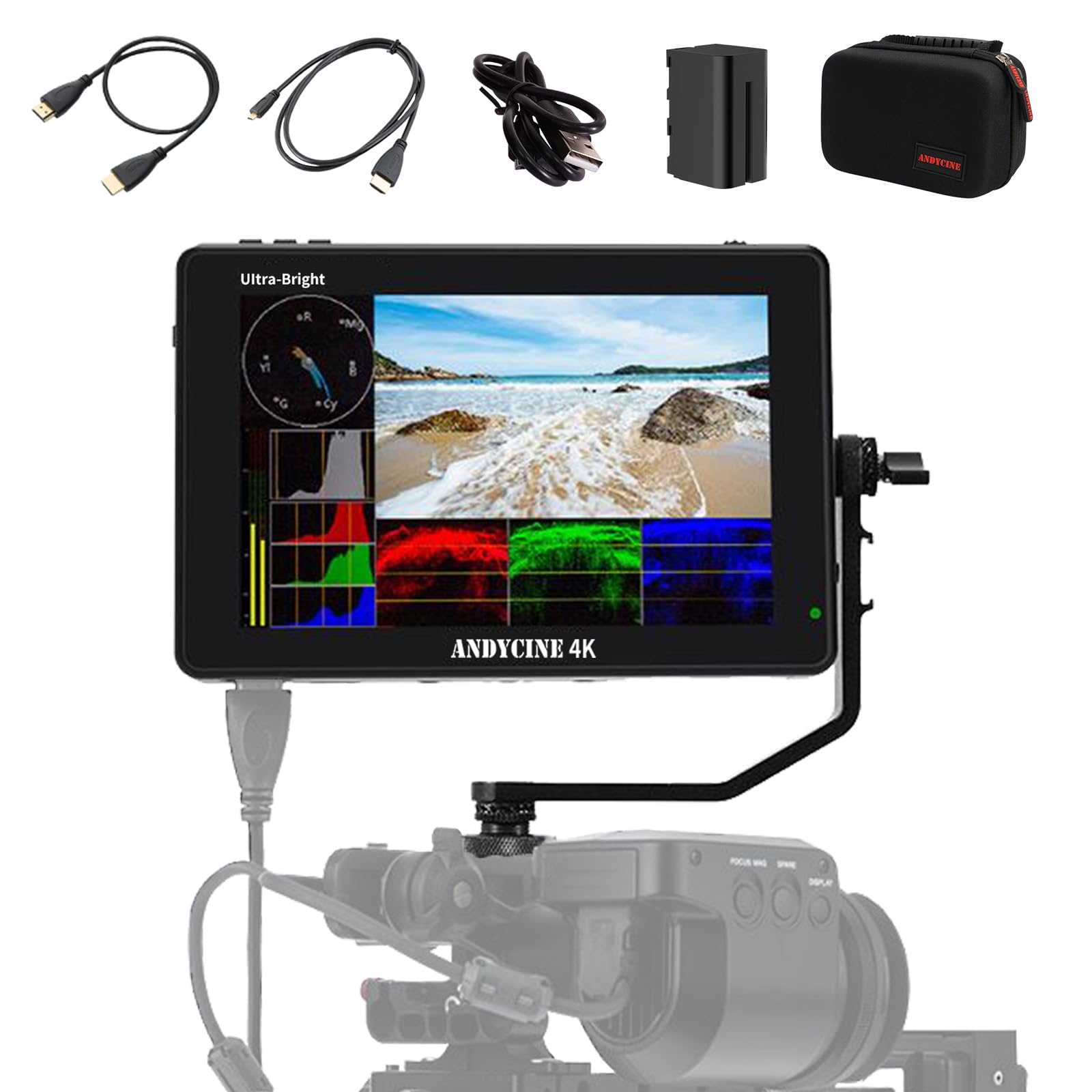 Amazon.com : ANDYCINE C7 Field Camera Monitor 7” 2200nits