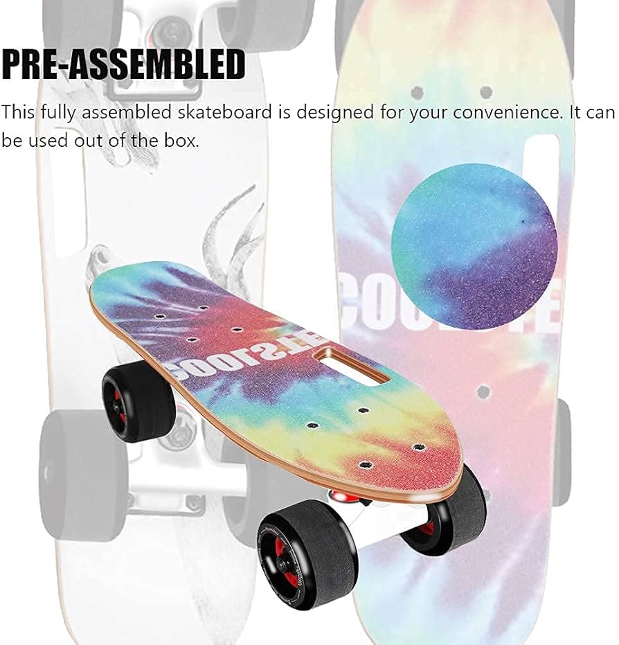 Amazon.co.jp: 完全なスケートボード18インチ、ミニクルーザー