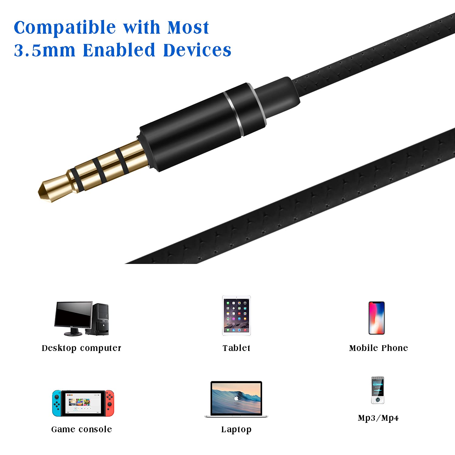 Auriculares para Dormir, cómodos Auriculares con Cable para Dormir de Lado en el Canal auditivo pequeño, Aislamiento de Ruido, Auriculares intraurales con micrófono para Dormir ronquidos,