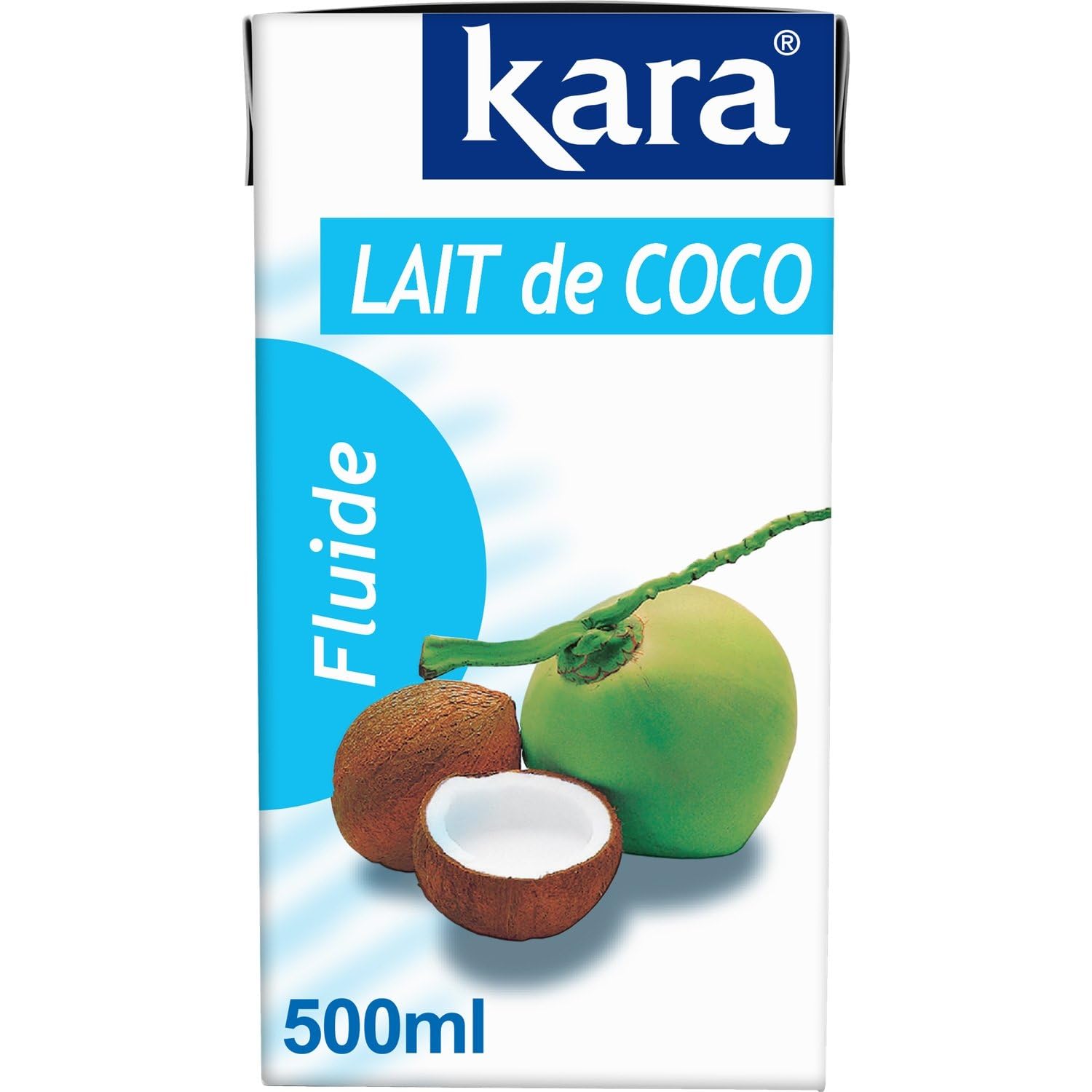 KARA – Lait de Coco Onctueux et Naturel, Idéal pour Cuisine et Boissons Exotiques (500 mL) - Le lot de 3