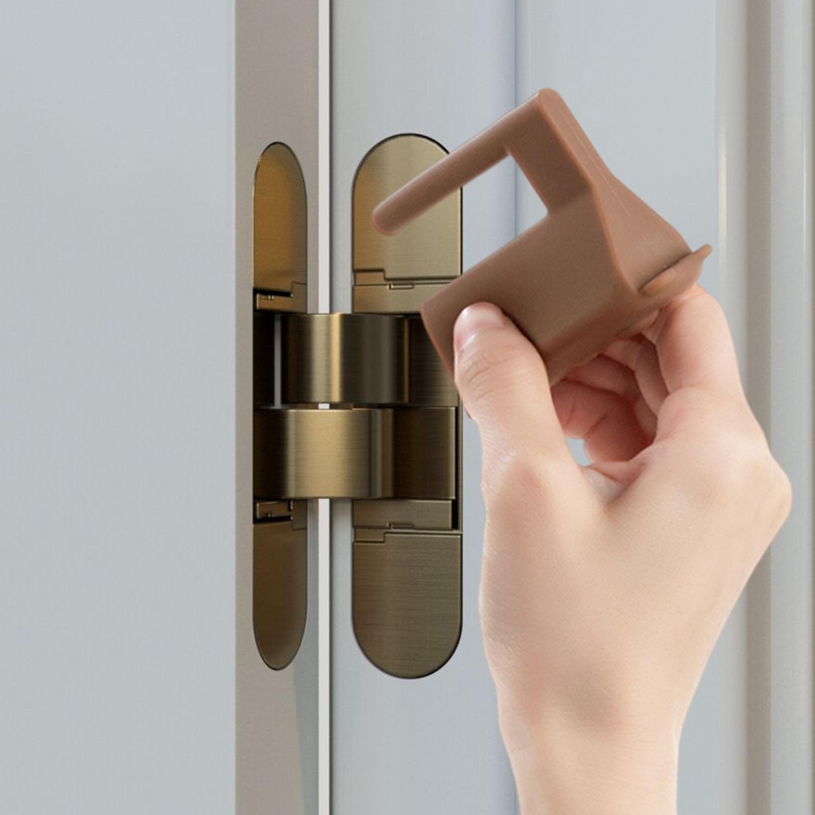 PTILSERY Silicone Concealed Door Stop Easy installs Silicone Concealed Door Draft Stoppers Silicone Door Catchs for Homes & Offic