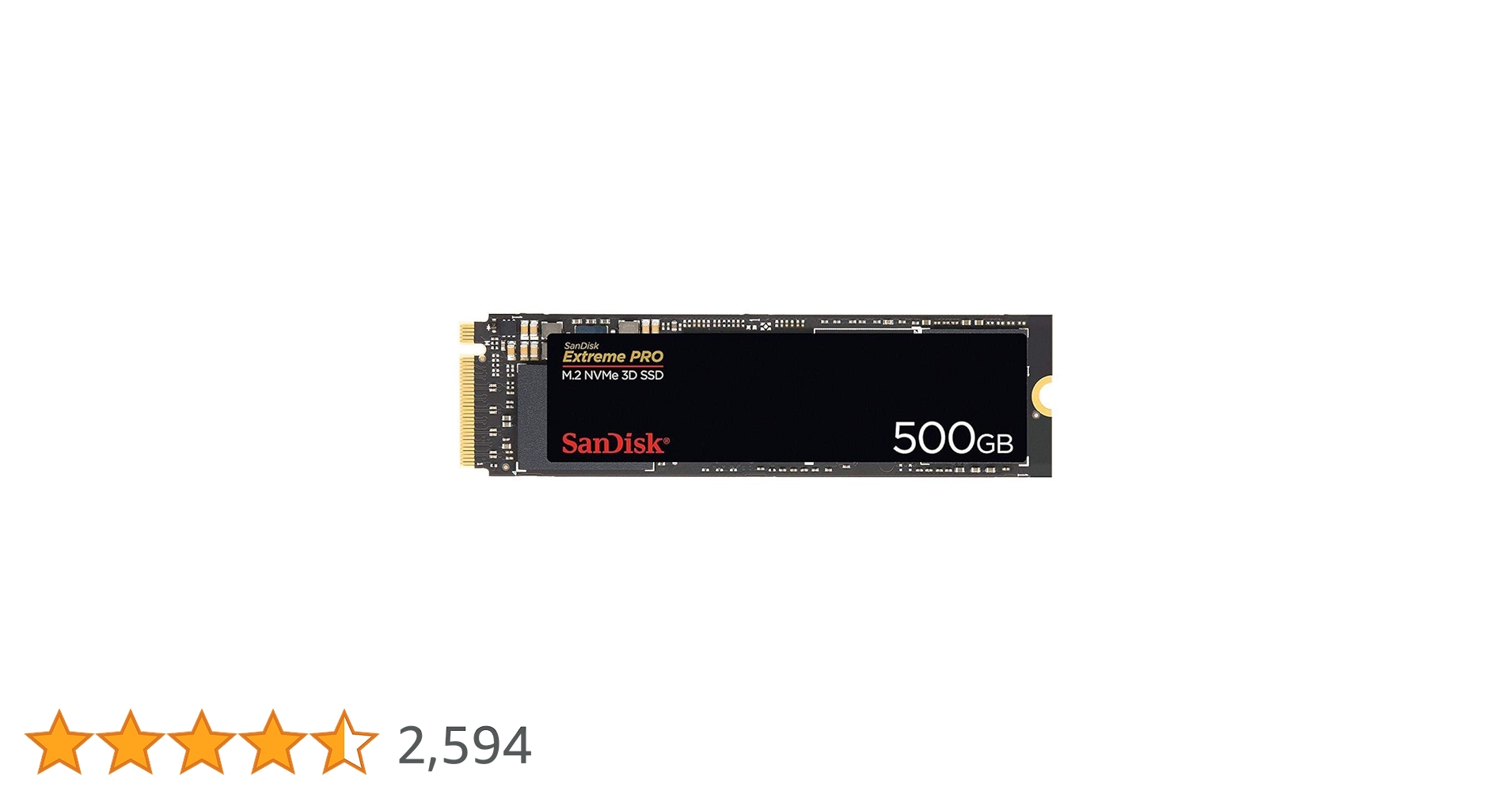 Amazon | SanDisk サンディスク 内蔵SSD M.2-2280 / Extreme Pro 500GB