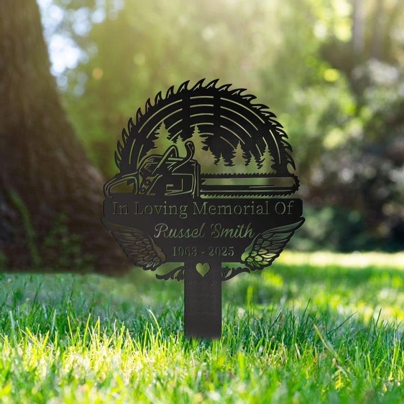 Personalized Muscular Duck Memorial Stake – Custom Grave Marker for Outdoor Lake and Garden Tribute (Golfer Remembrance Stake)