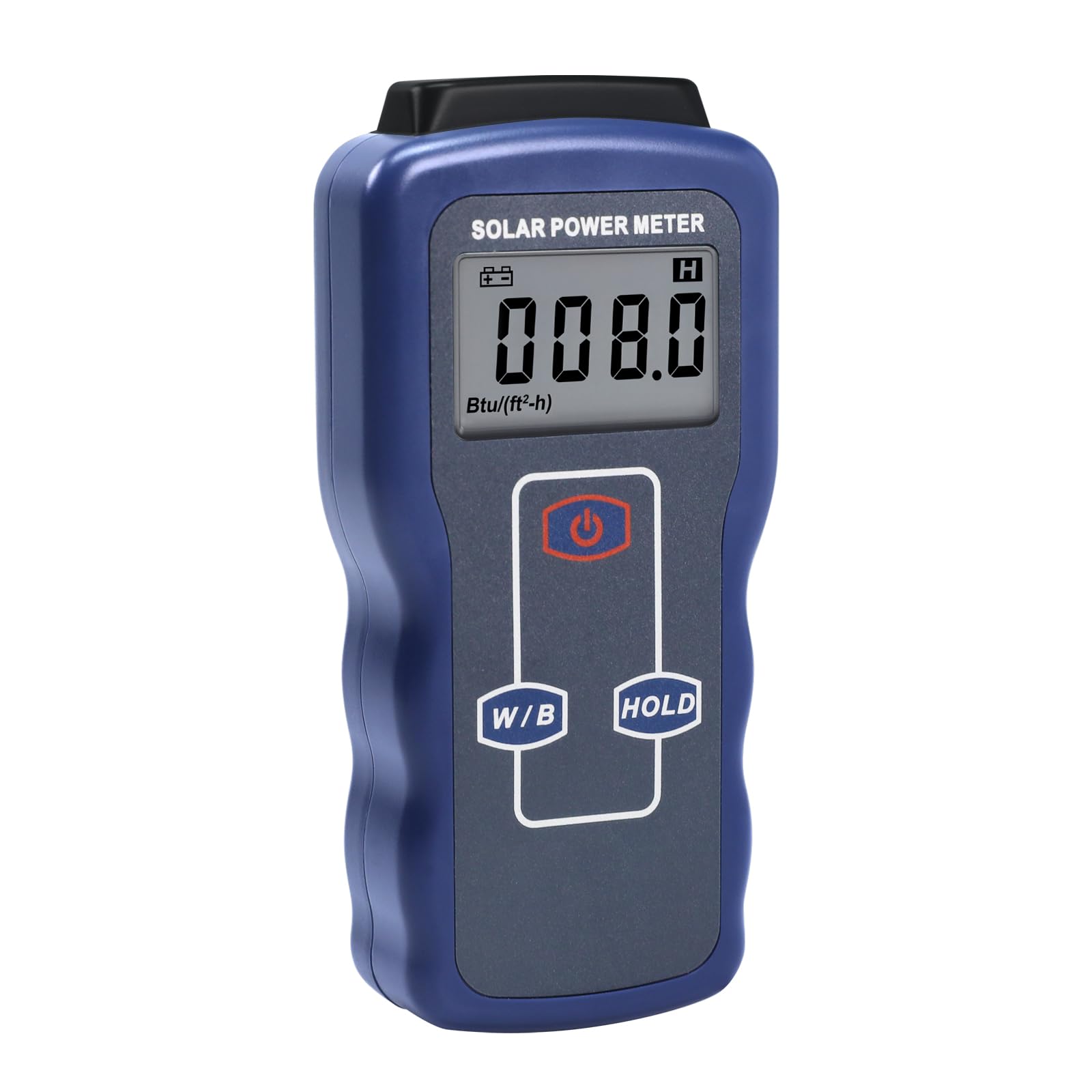 Compteur d'énergie solaire - Haute précision - Irrandiance - Testeur de rayonnement solaire W/m² - Test d'énergie lumineuse - Panneau solaire - Agriculture - Météorologie - Étude d'énergie solaire