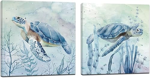 Miniatura 16 de Zessonic Arte de Pared Botánico Verde Salvia, Impresiones en Lienzo Enmarcado de Acuarela, Decoración Floral Blanca de Plantas Verdes Modernas para