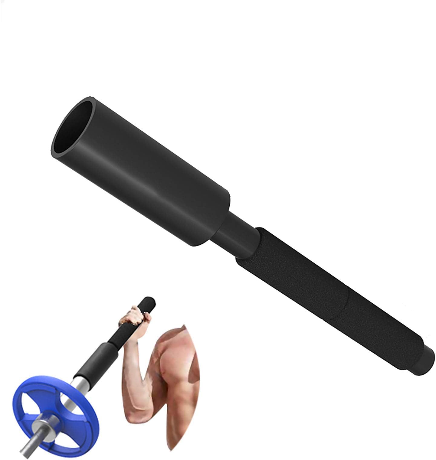 BXUFEI Single Arm Grip Landmine Handle, T-Bar Row Straight Handle for Olympic Barbell 2" Bar - Shoulders Back Deadlift Squat Tricep Exercises