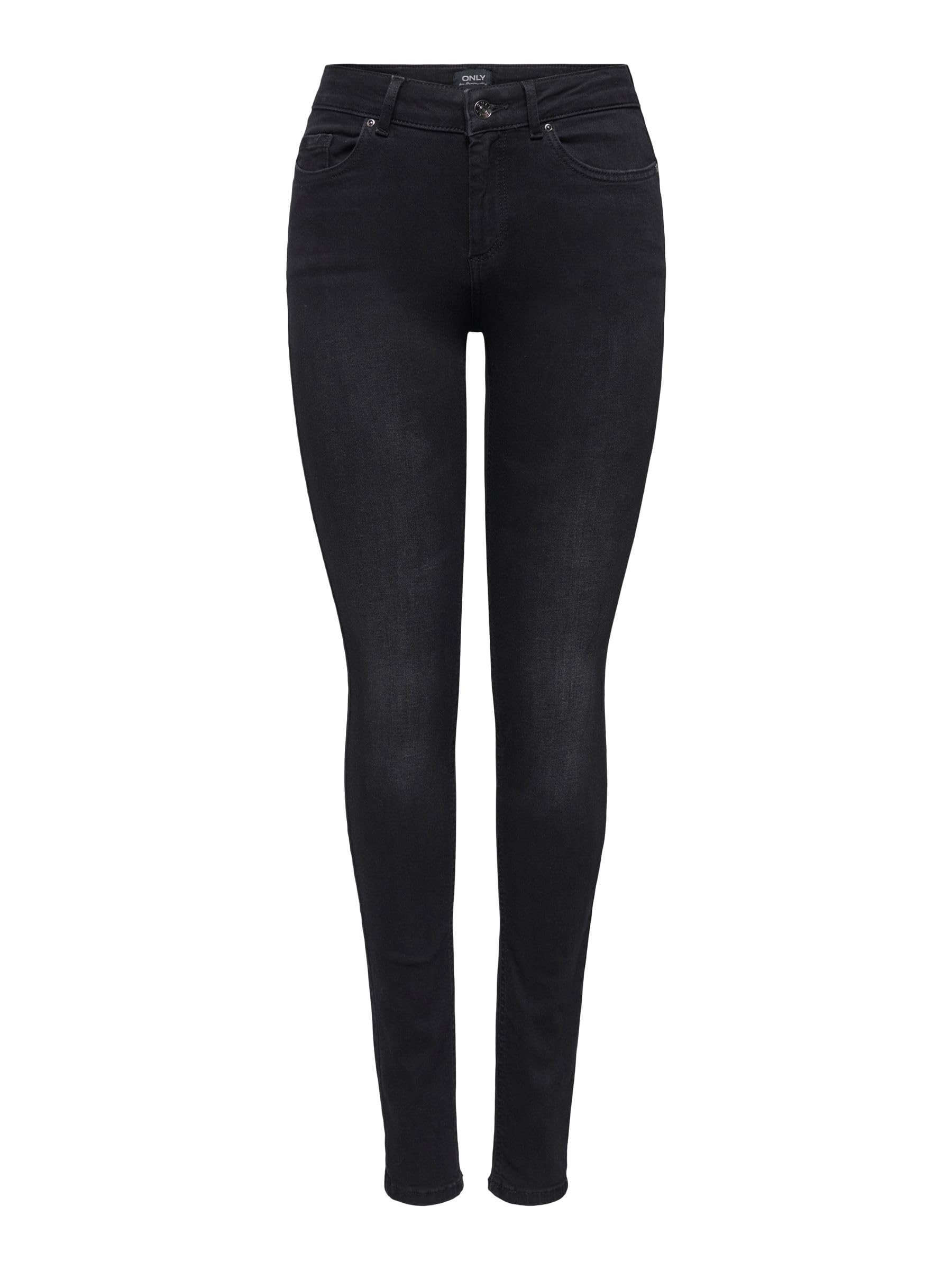 ONLY Female Skinny Jeans ONLBLUSH Mittlere Taille Skinny Fit Jeans
