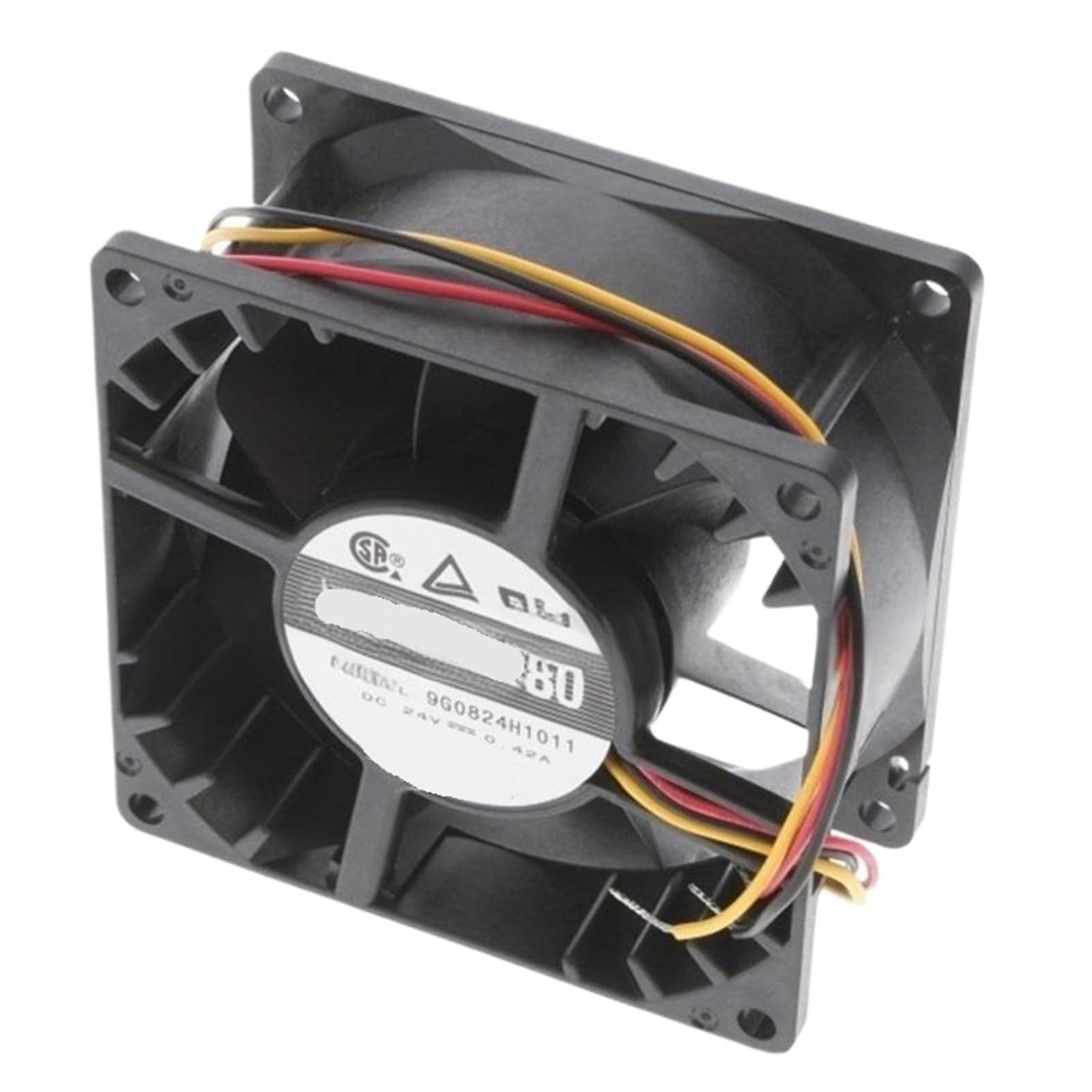 PEQYUACTE 9G0824H1011 24VDC Fan 80X80X38mm 10.1W 3wire 5700RPM