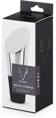 Miniatura 10 de Viski 8168 Warren Gunmetal negro pesado botella tapón