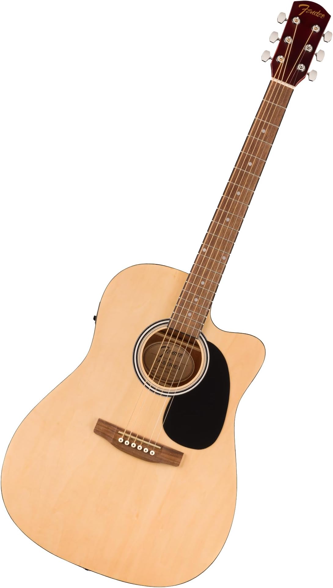 971913021 FA-25CE Dreadnought Semi Acoustic Guitar, WN Nat