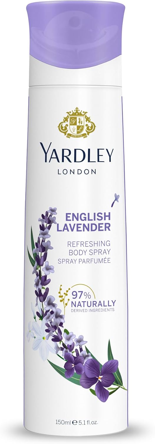 Yardley Refreshing English Lavender Body Spray 100ml | Sharjah Co