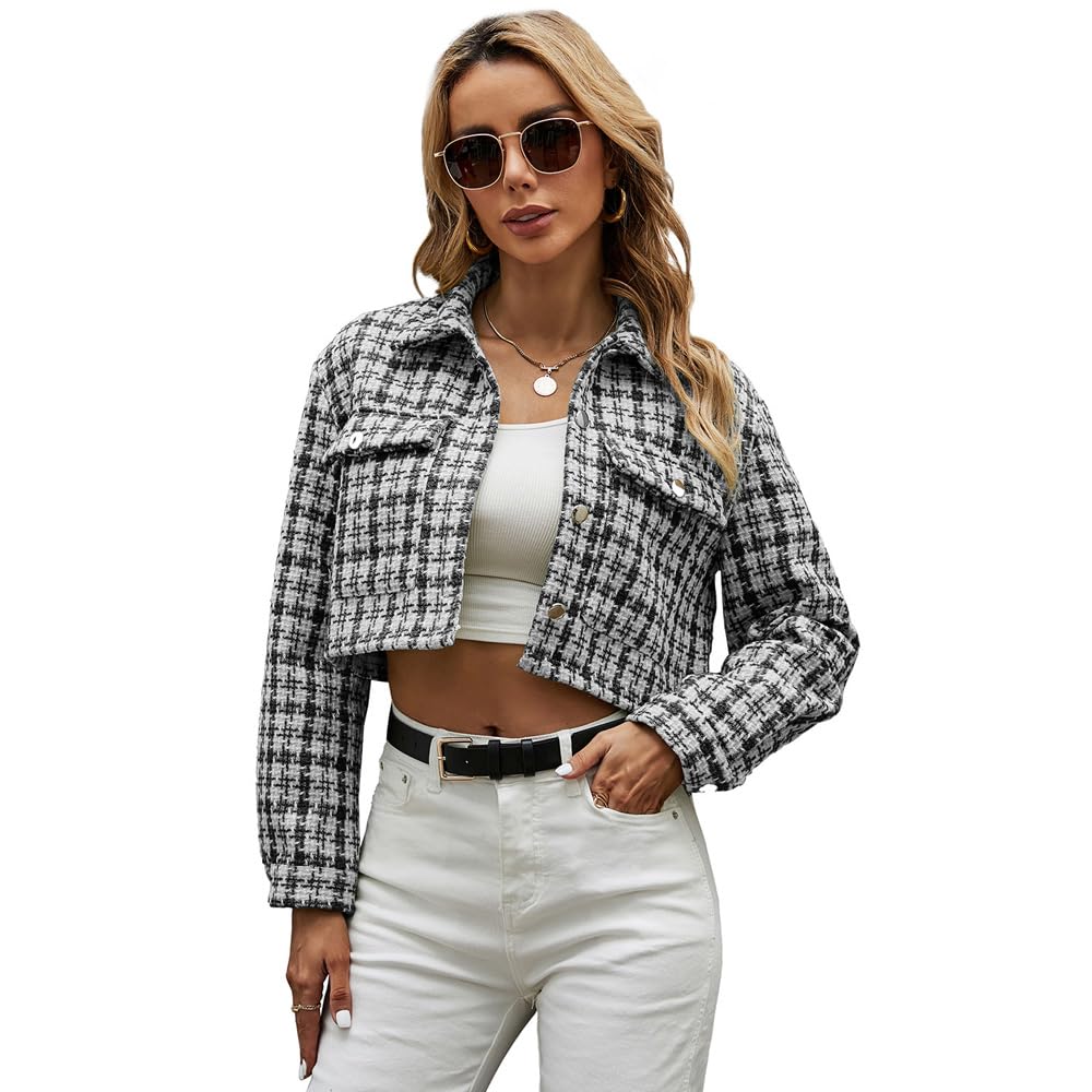 YK8fassShort jacket button pockets ey-5619