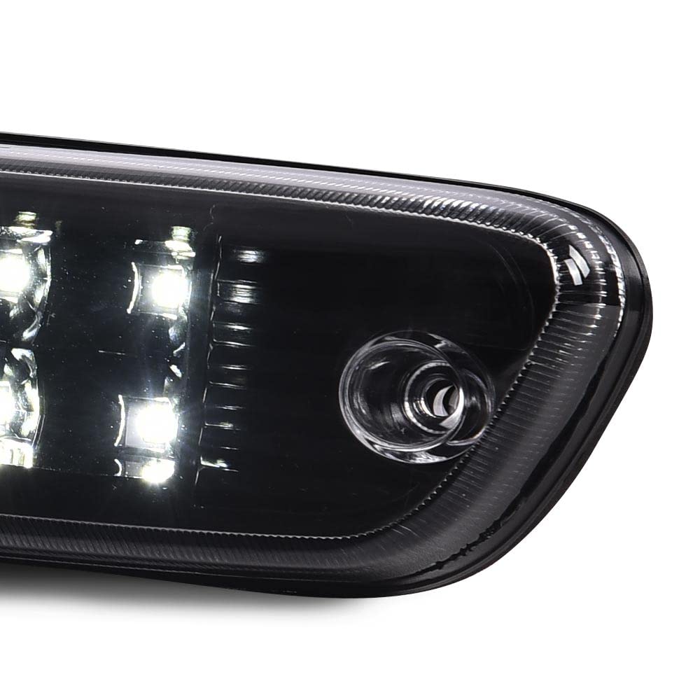 CHEDA Third Tail Brake Light Cargo Lamp Tinted LED Bar Compatible with 2004 2005 2006 2007 2008 2009 2010 2011 2012 Colorado Canyon(Clear lens Black Bottoms)