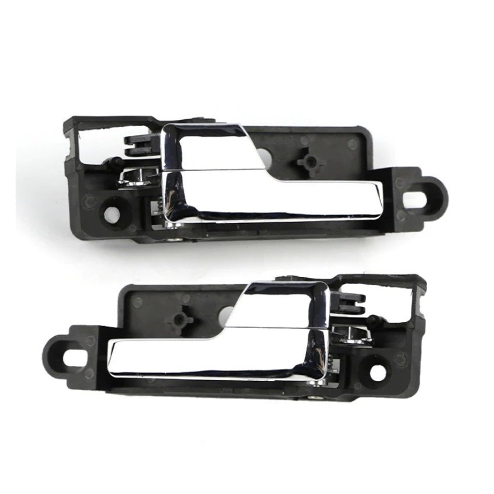 HLJNLVBN Door Handle for Lincoln for MKZ 2006-2012 for Zephyr 2006-2009 Inside Interior Door Handle Chrome Front Rear Left Right(Rear 1pair)
