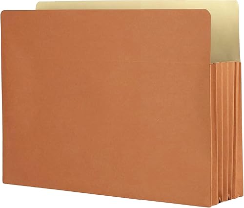 Miniatura 1 de Carpetas de archivo de acordeón tamaño carta  Caja de 10 Redropes  Carpeta de archivo expandible - Expansión de 5.25 pulgadas  Bolsillo organizador