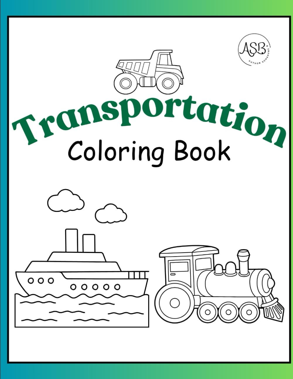 Transportation Coloring Book
