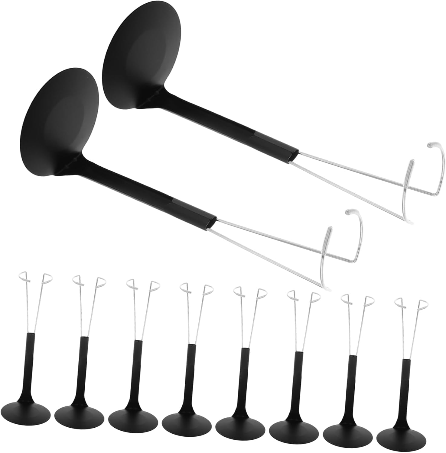 Toyvian 10pcs Adjustable Doll Display Rack for Collectible Figures Portable Support Bracket for Home Travel and Exhibitions Sturdy Metal Design for Various Action Figures