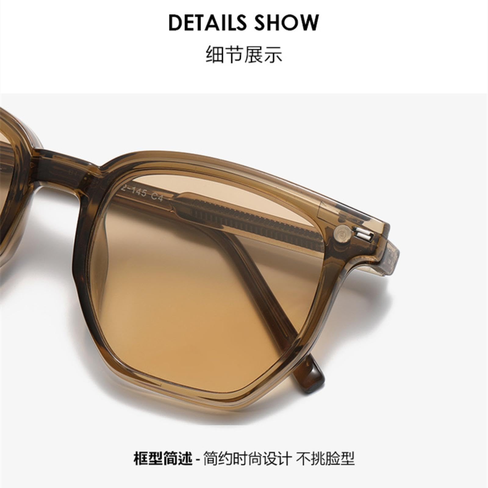 Polarisierte Sonnenbrille Herren Damen Magnetclip auf Brille Brillengestelle Brillen
