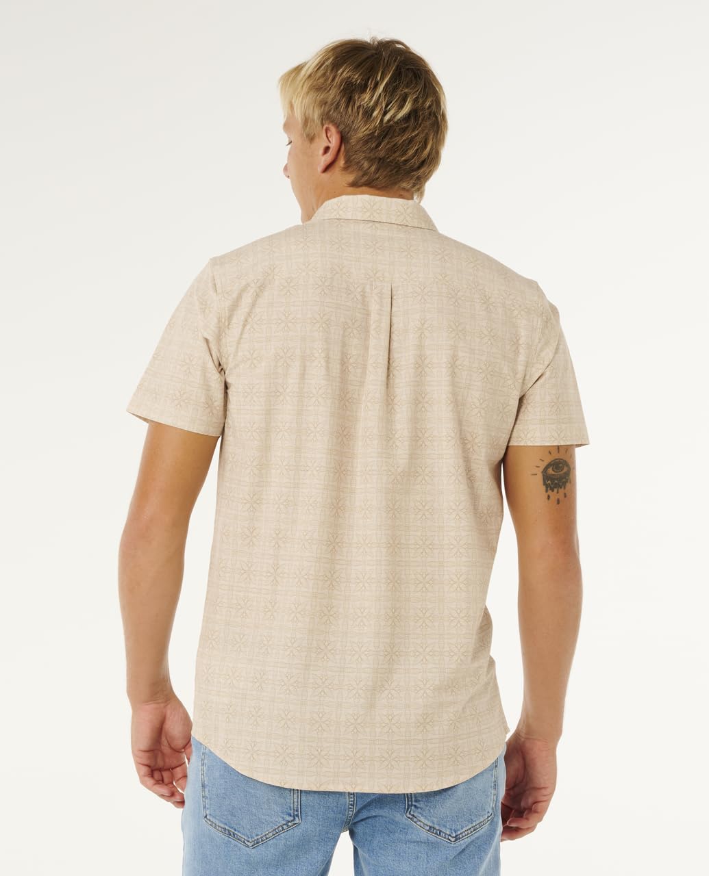 RIP CURL Session Aerotech Short Sleeve Shirt Session Aerotech - Camisa de Manga Corta Hombre
