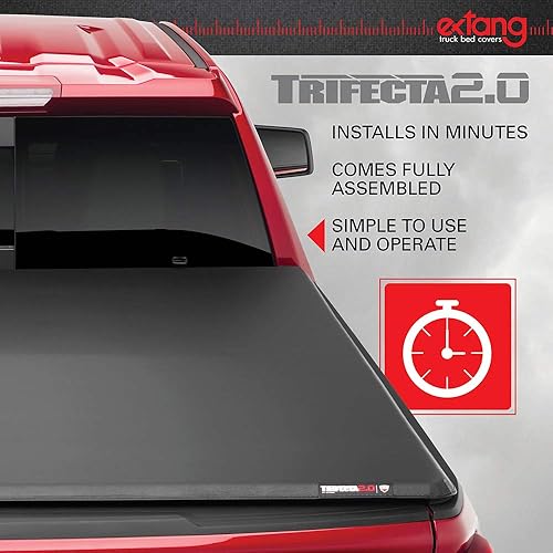 Miniatura 5 de RealTruck Extang Trifecta Toolbox 2.0 - Cubierta plegable suave para caja de camioneta | 93450 | Compatible con Chevy/GMC Silverado/Sierra 1500