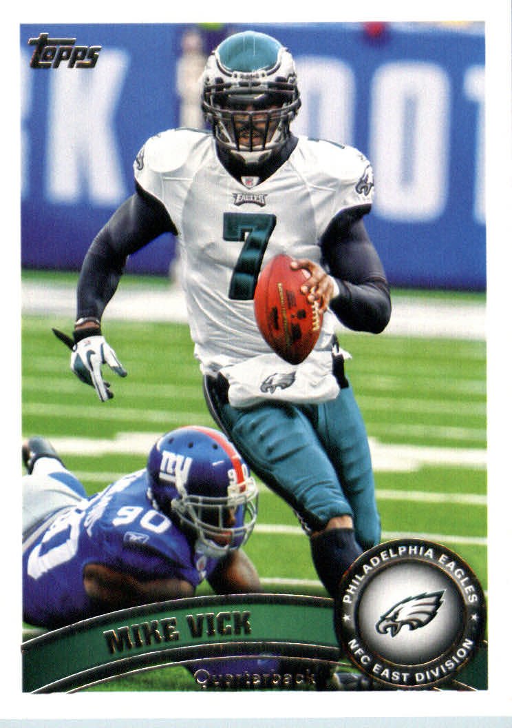 2011 Topps Football Card # 440 Michael Vick - Philadelphia Eagles