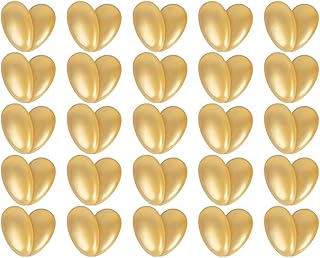 OSALADI 50 pares de capas de orelha para tingimento de cabelo: protetor de ouvido impermeável de salão protetores de ouvido de plástico reutilizáveis protetores de ouvido de banho para chuveiro aptos para tintura de cabelo, chuveiro, banho, dourado