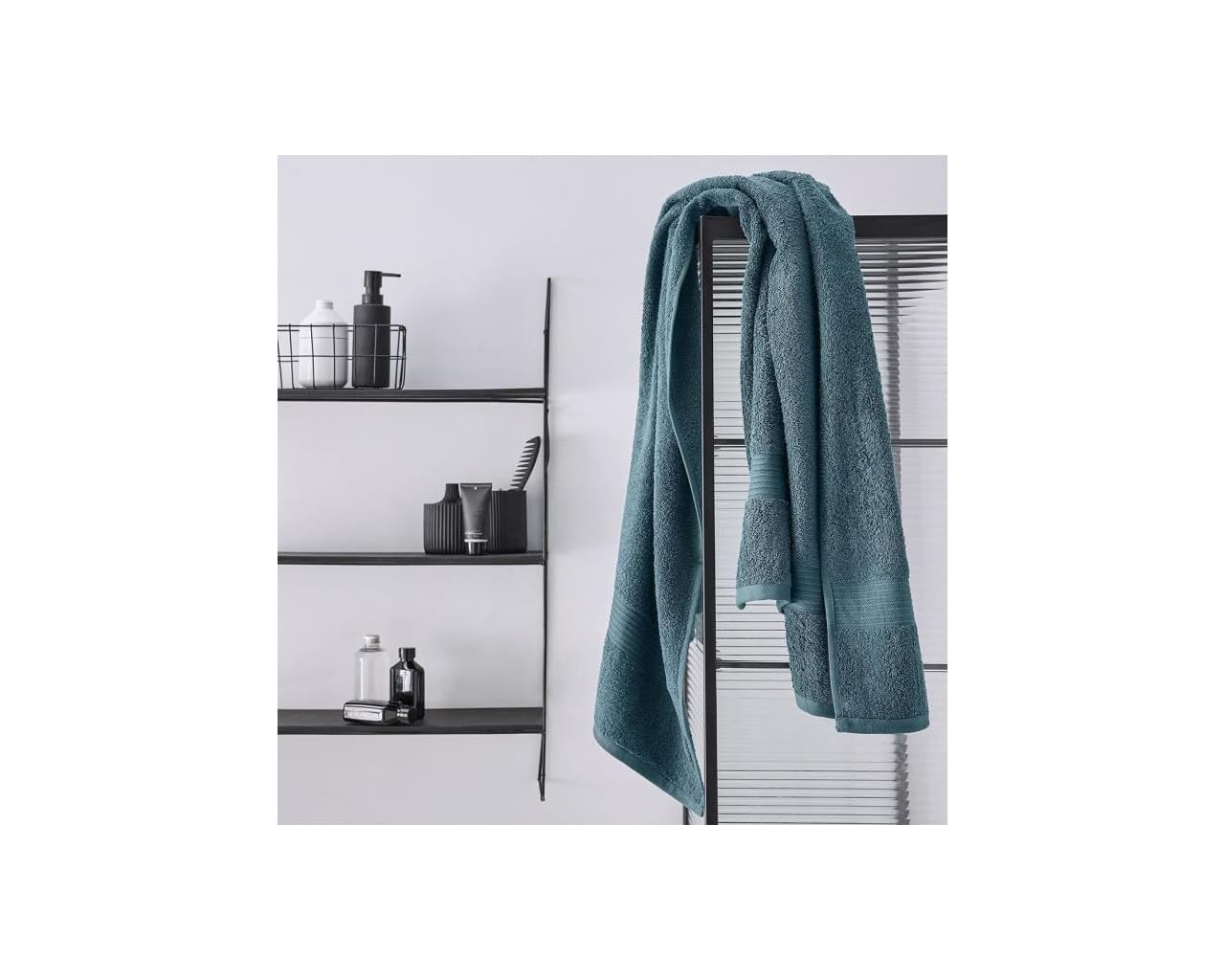 TODAY Maxi Bath Towel 90 x 150 cm 100% Cotton Peacock Design, 90x150 cm - Image 3