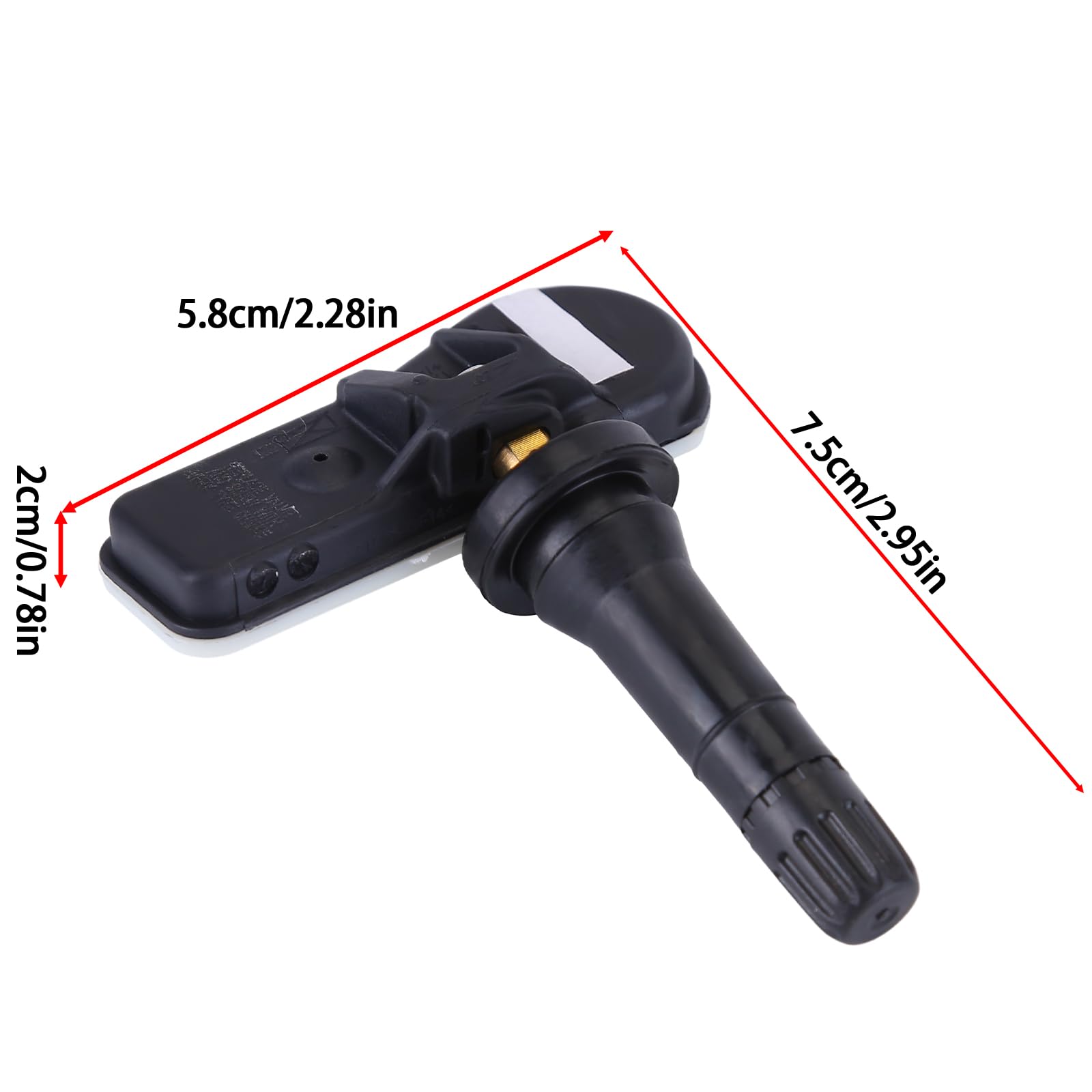 LICHENGTAI 4 sztuki TPMS czujnik ciśnienia w oponach kompatybilny z Renault Dacia Smart Opel RDKS Sensor 407005642R system kontroli ciśnienia w oponach TPMS