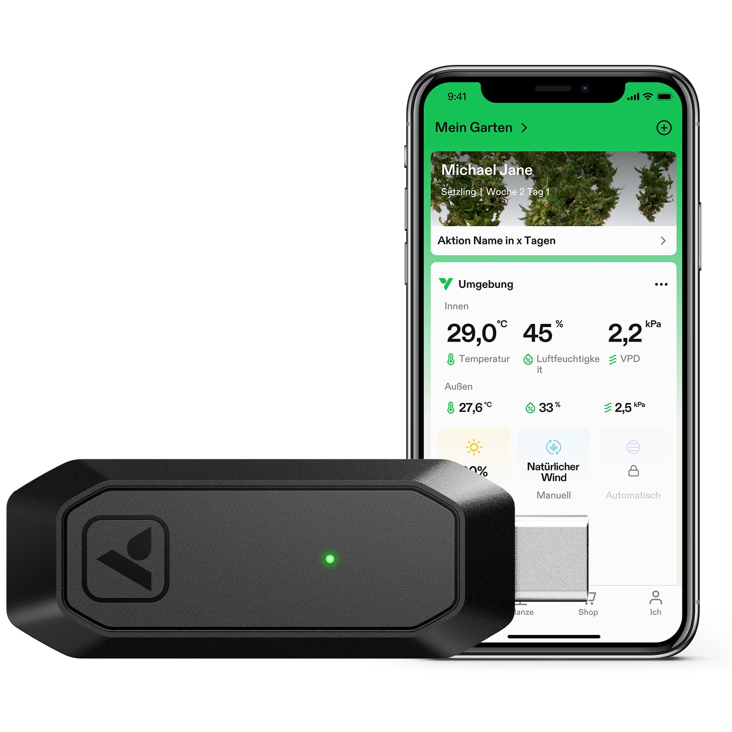VIVOSUN GrowHub E25 Smart Controller, Plug-and-Play-Steuerungssystem für Growzelt, Kompatibel mit E42/E42A, WiFi & App Steuerbar, Zentrale Kontrolle für Smart Grow System Geräte