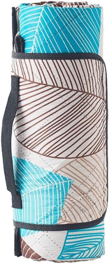 Waterproof Portable Picnic Blanket with Carry Strap Foldable Outdoor Beach Blanket for The Family Friends Picnic Mat